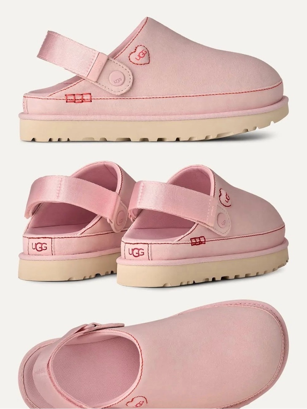 UGG Kids Pink Backstrap Clog